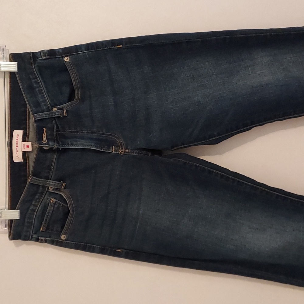 Lucky Brand Women's Deep Indigo Skinny Jeans Size 6/28 R - Picture 3 of 10